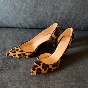 J. Crew Leopard Print Heels